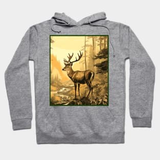 Deer In The Forest Hoodie